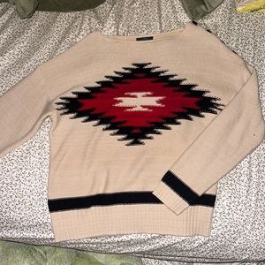 Lauren Ralph Lauren womens Aztec long sleeve sweater